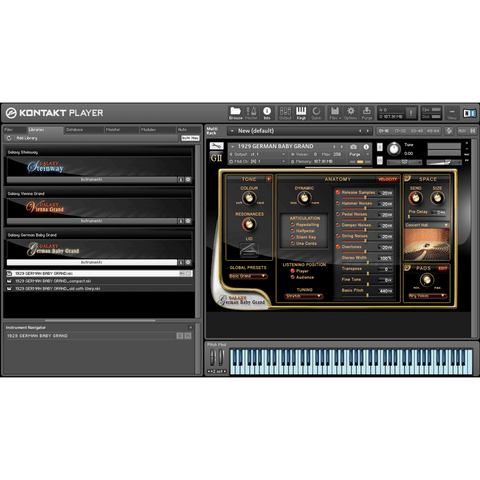 Best Service Galaxy II German Baby Grand Kontakt Libraries PluginFox