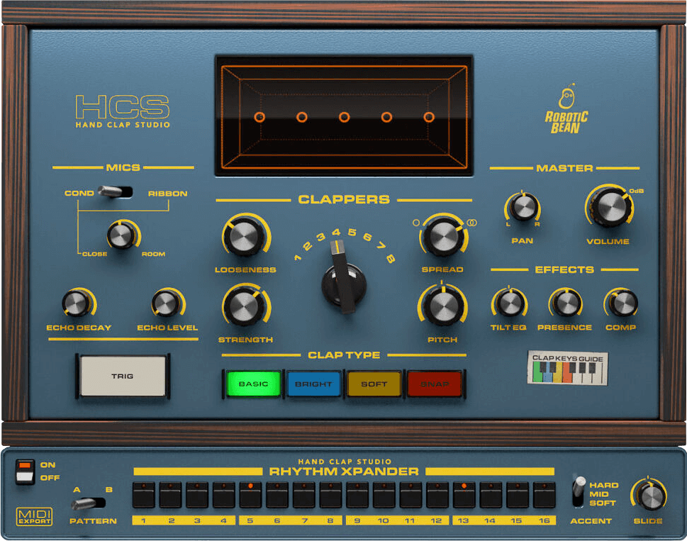 Robotic Bean Hand Clap Studio