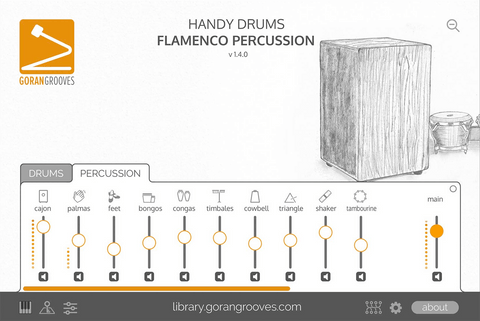 GoranGrooves Handy Drums Flamenco Percussion