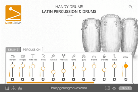 GoranGrooves Handy Drums Latin Percussion & Drums