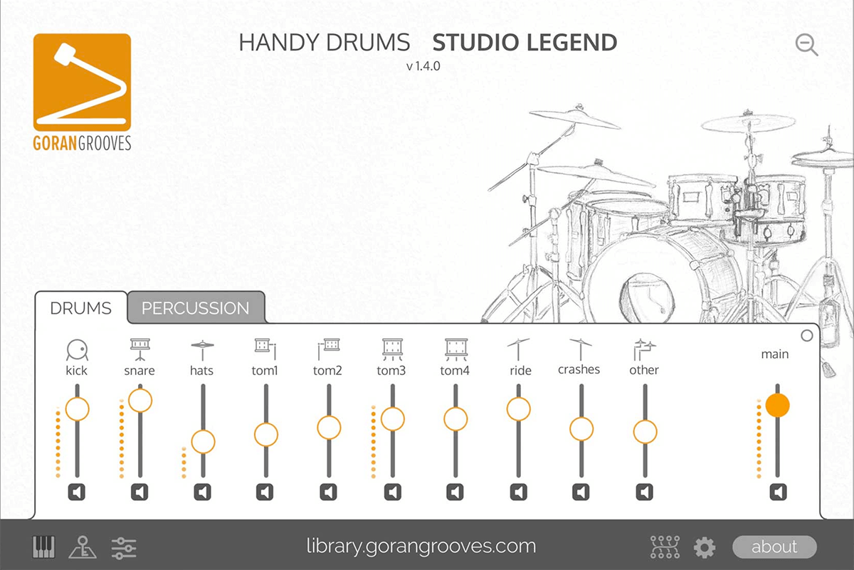 GoranGrooves Handy Drums Studio Legend