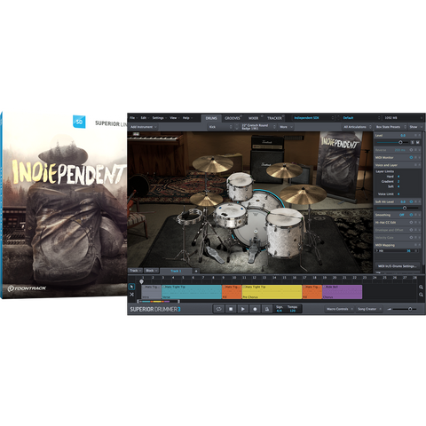 Toontrack SDX: Indiependent - PluginFox