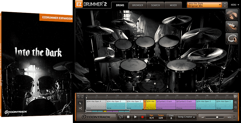 Toontrack EZX: Into The Dark