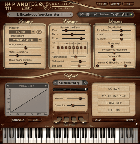 Modartt Pianoteq Kremsegg Historical Collection #1
