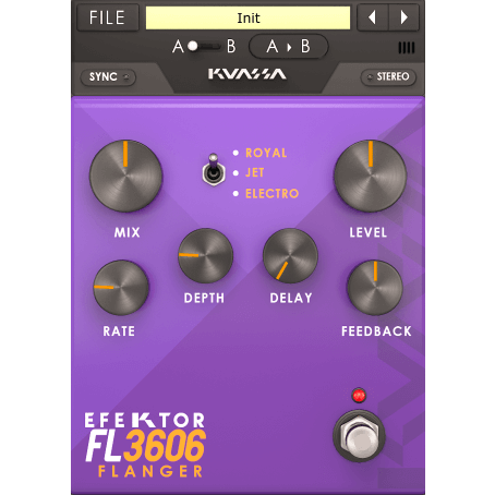 Kuassa Efektor FL3606 Flanger Plugins PluginFox