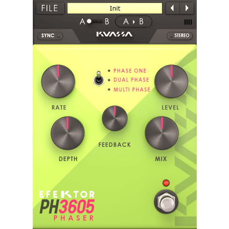 Kuassa Efektor PH3605 Phaser Plugins PluginFox