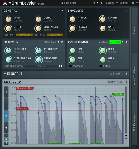 MeldaProduction MDrumLeveler