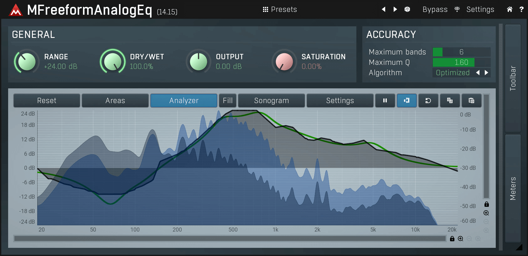 MeldaProduction MFreeformAnalogEQ