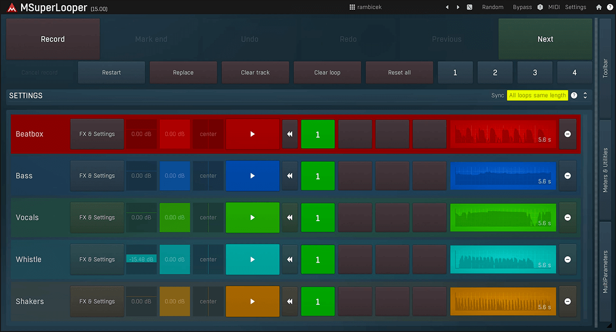 MeldaProduction MSuperLooper