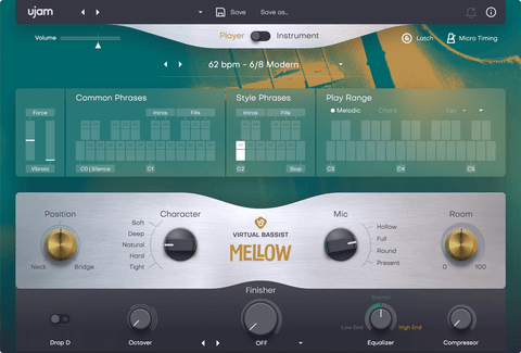UJAM Virtual Bassist Mellow 2