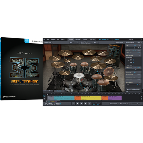 Toontrack SDX: Metal Machinery - PluginFox