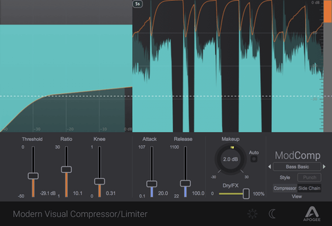 Apogee FX Rack ModComp Plugins PluginFox