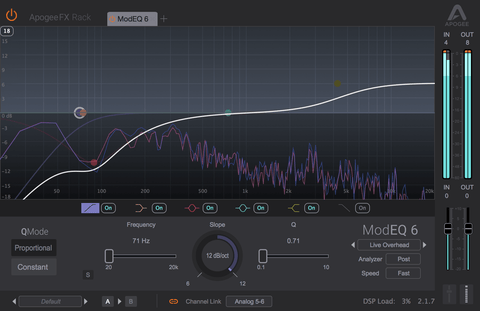Apogee FX Rack ModEQ 6 Plugins PluginFox