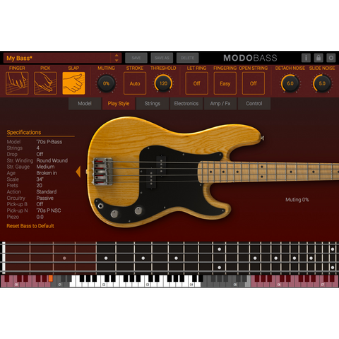 IK Multimedia MODO Bass Virtual Instruments PluginFox