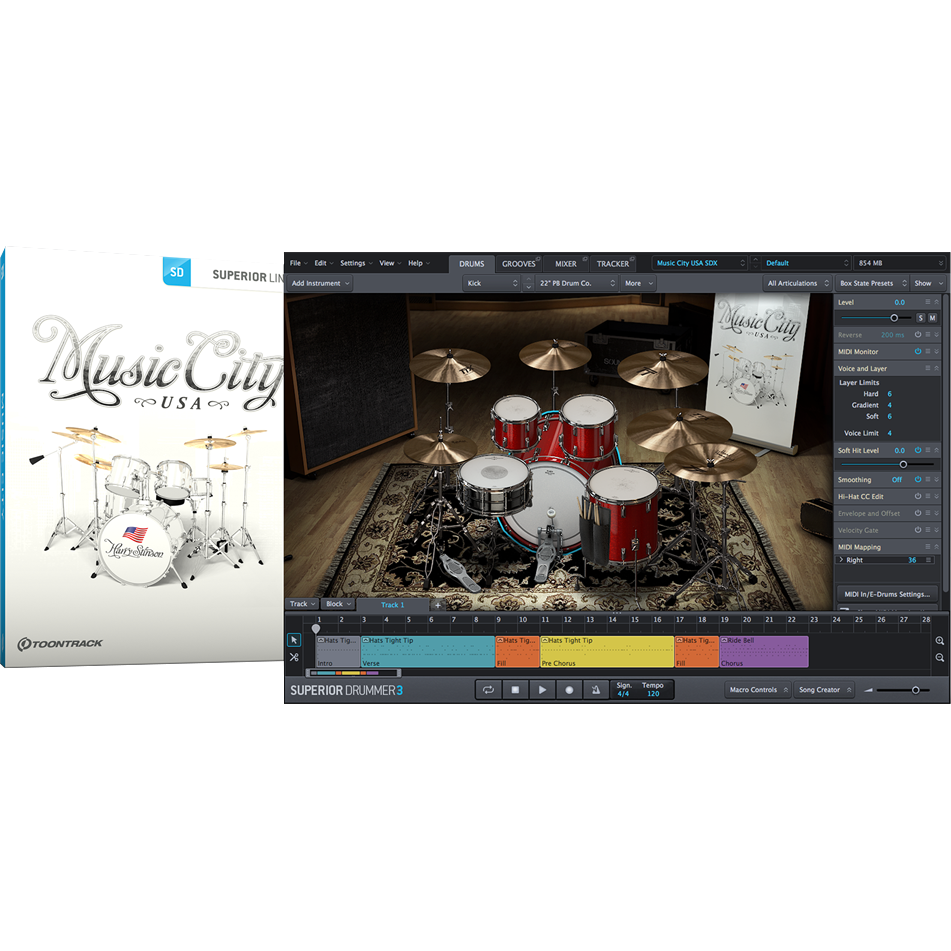 Toontrack SDX: Music City USA - PluginFox