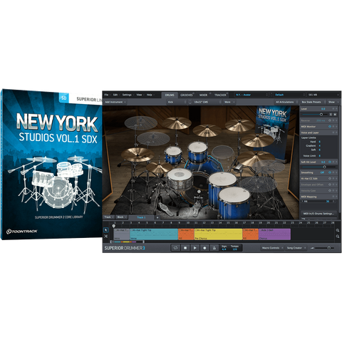 Toontrack SDX: New York Studios Vol 1 - PluginFox
