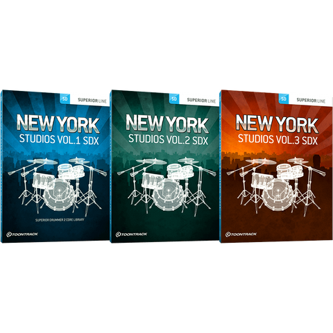 Toontrack SDX: New York Studios Bundle - PluginFox