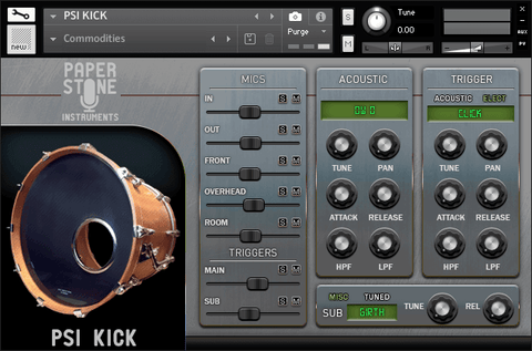 Paper Stone Instruments PSI Kick