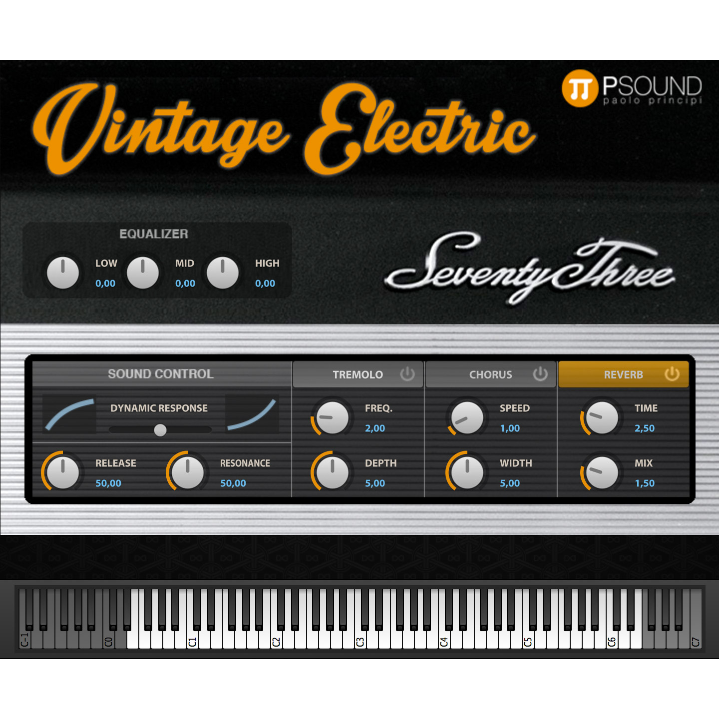 PSound Vintage Electric Virtual Instruments PluginFox