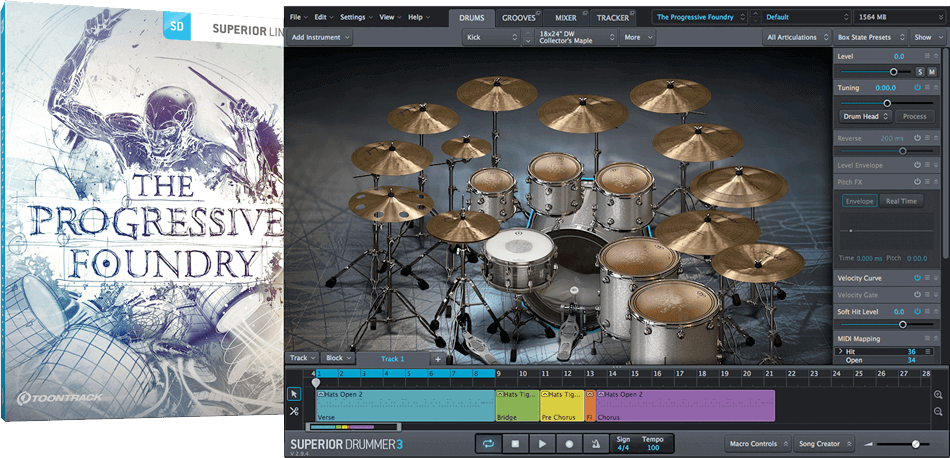 Toontrack SDX: The Progressive Foundry