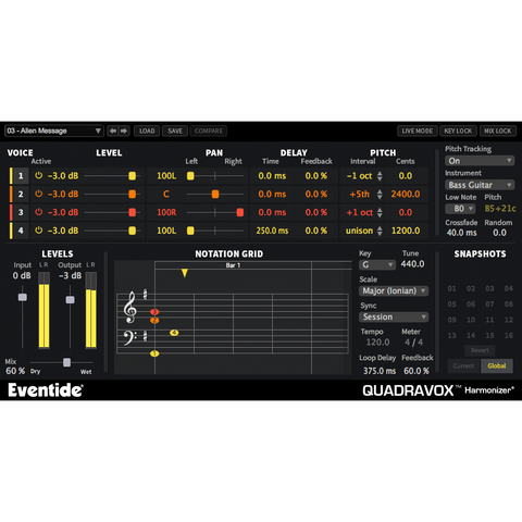 Eventide Quadravox Plugins PluginFox