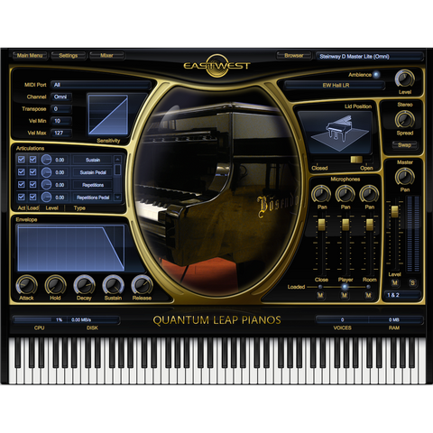EastWest Pianos Steinway D Platinum Edition Virtual Instruments PluginFox