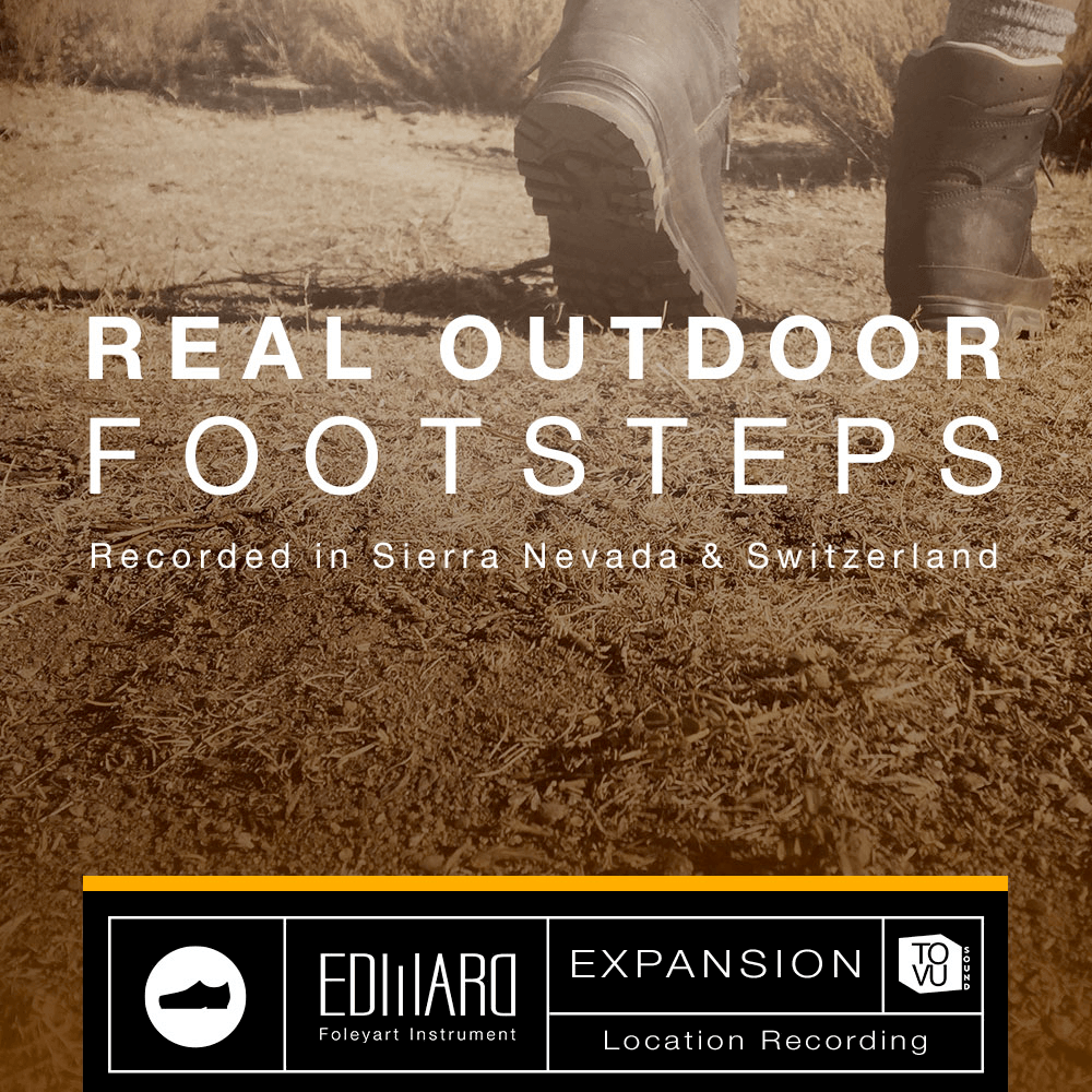 Tovusound Edward Foleyart Instrument Expansion: Real Outdoor Footsteps