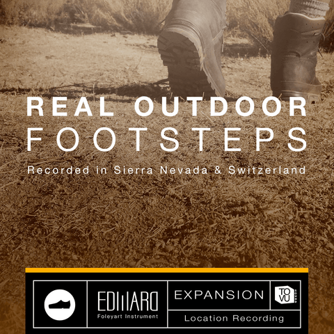 Tovusound Edward Foleyart Instrument Expansion: Real Outdoor Footsteps