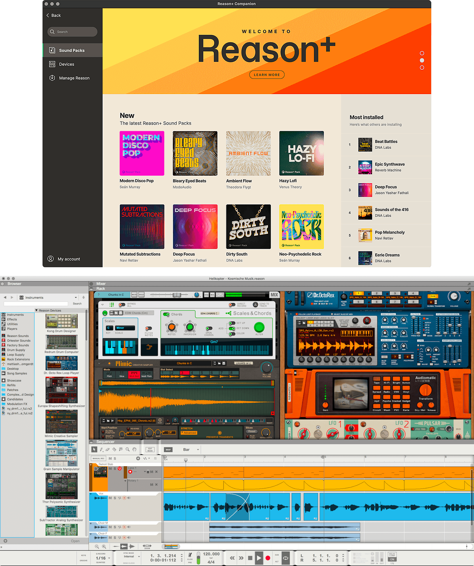Reason Studios Reason+ 1-Year Subscription