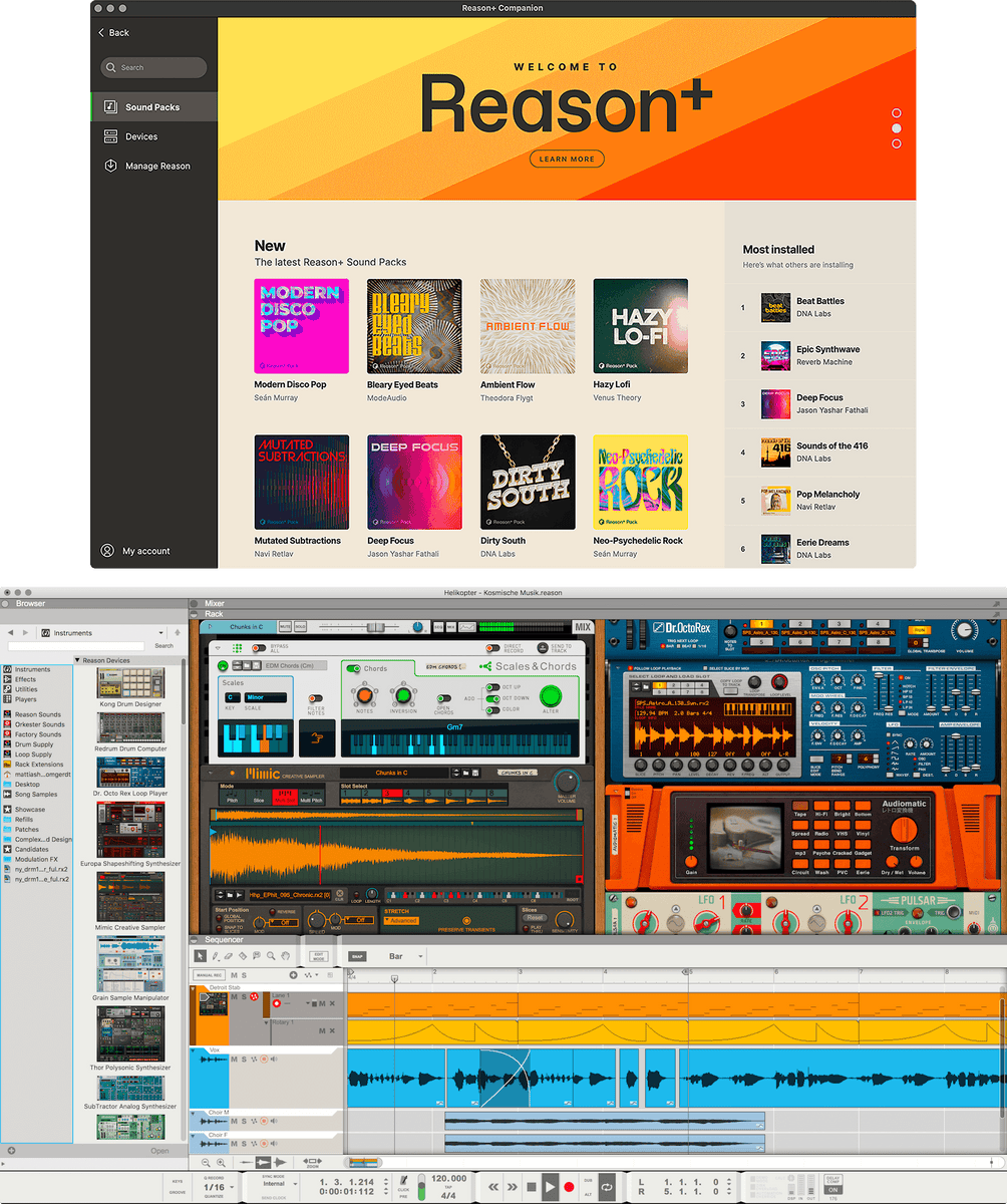 Propellerhead Reason+ サブスクリプション1年間 ReasonPlus_1200x1200.png?v=