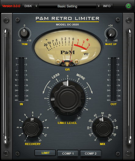 Plug and Mix Retro Limiter