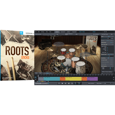 Toontrack SDX: Roots - Sticks - PluginFox