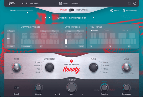 UJAM Virtual Bassist Rowdy 2
