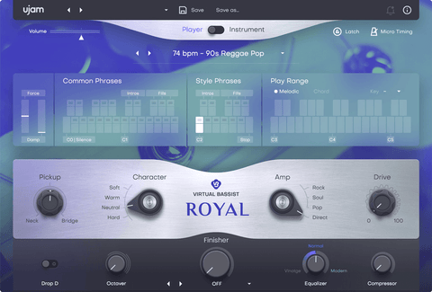 UJAM Virtual Bassist Royal 2
