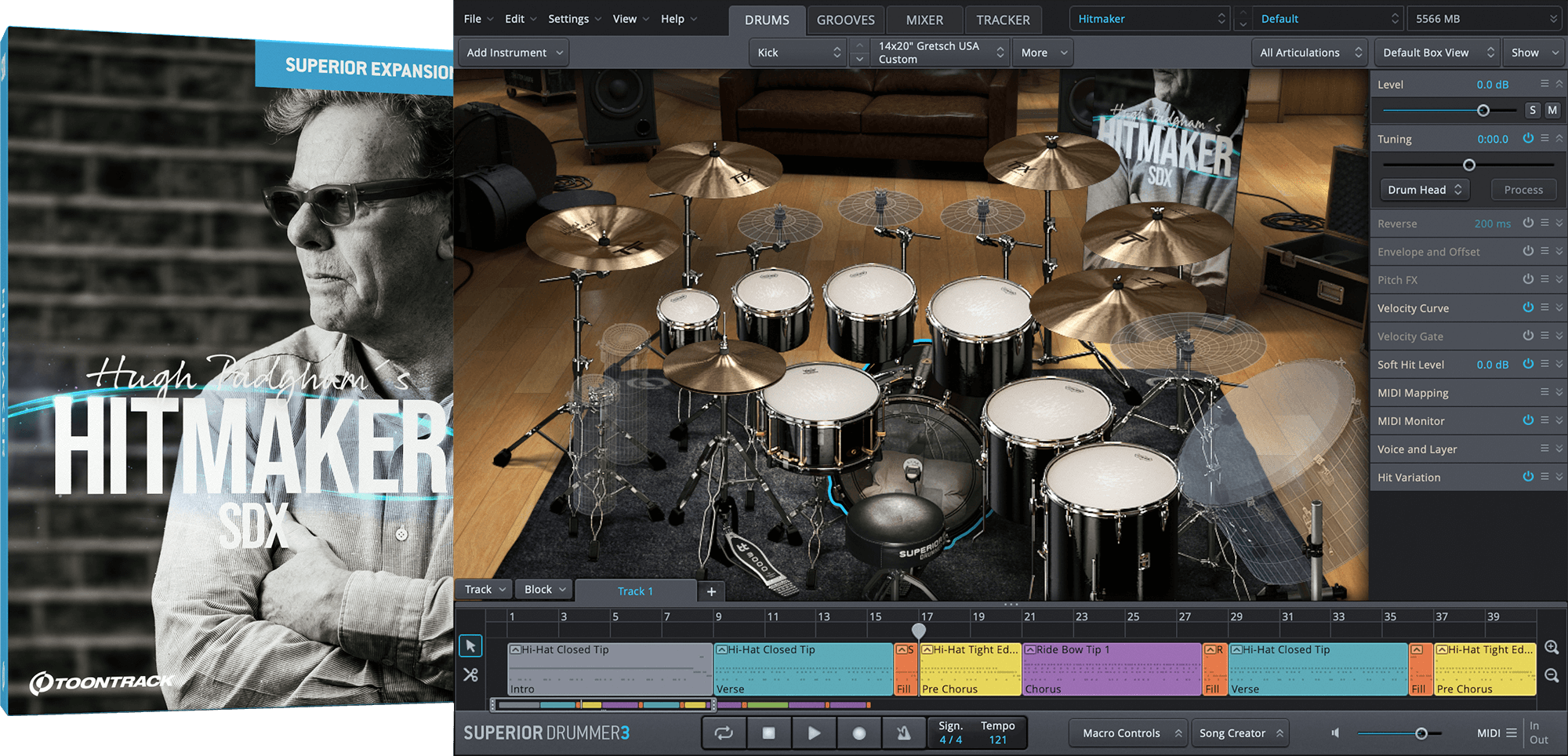 Toontrack SDX: Hitmaker