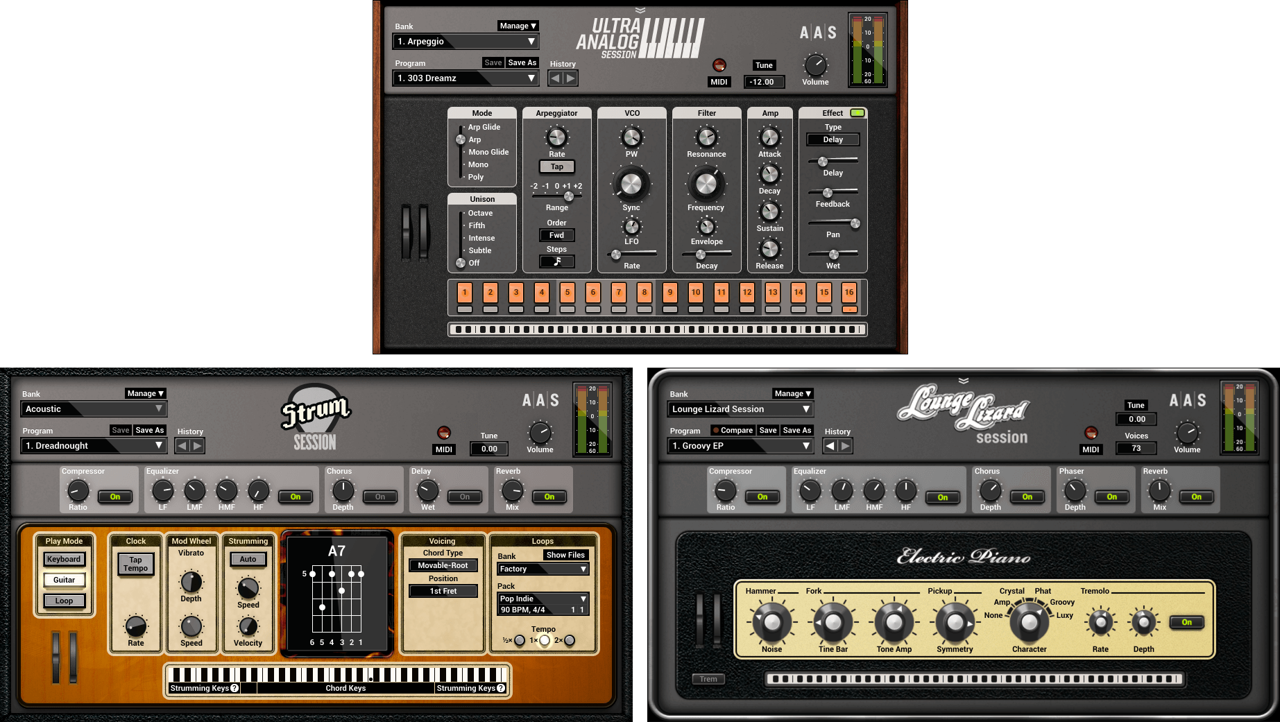 AAS Session Series Bundle Virtual Instruments PluginFox