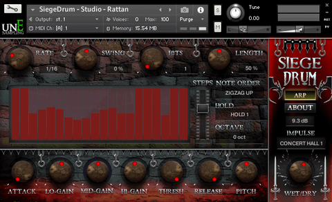 Unearthed Sampling Siege Drum