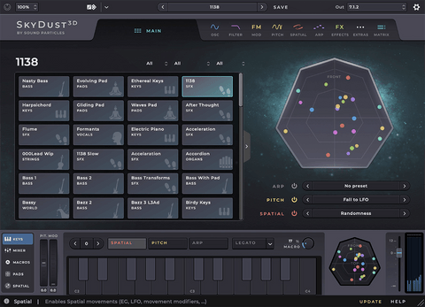 Sound Particles SkyDust 3D