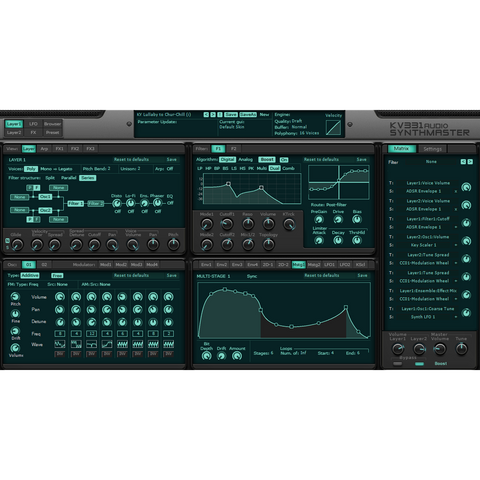 KV331 Audio Synthmaster Virtual Instruments PluginFox