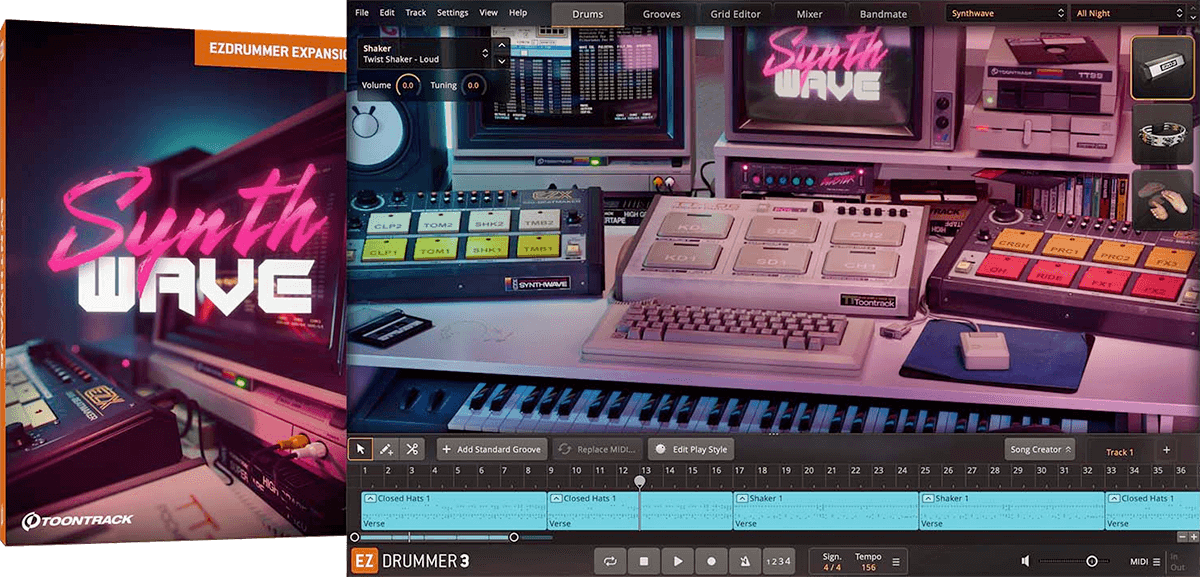 Toontrack EZX: Synthwave