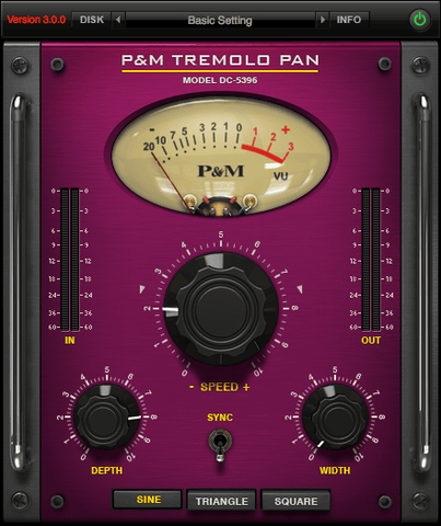 Plug and Mix Tremolo Pan