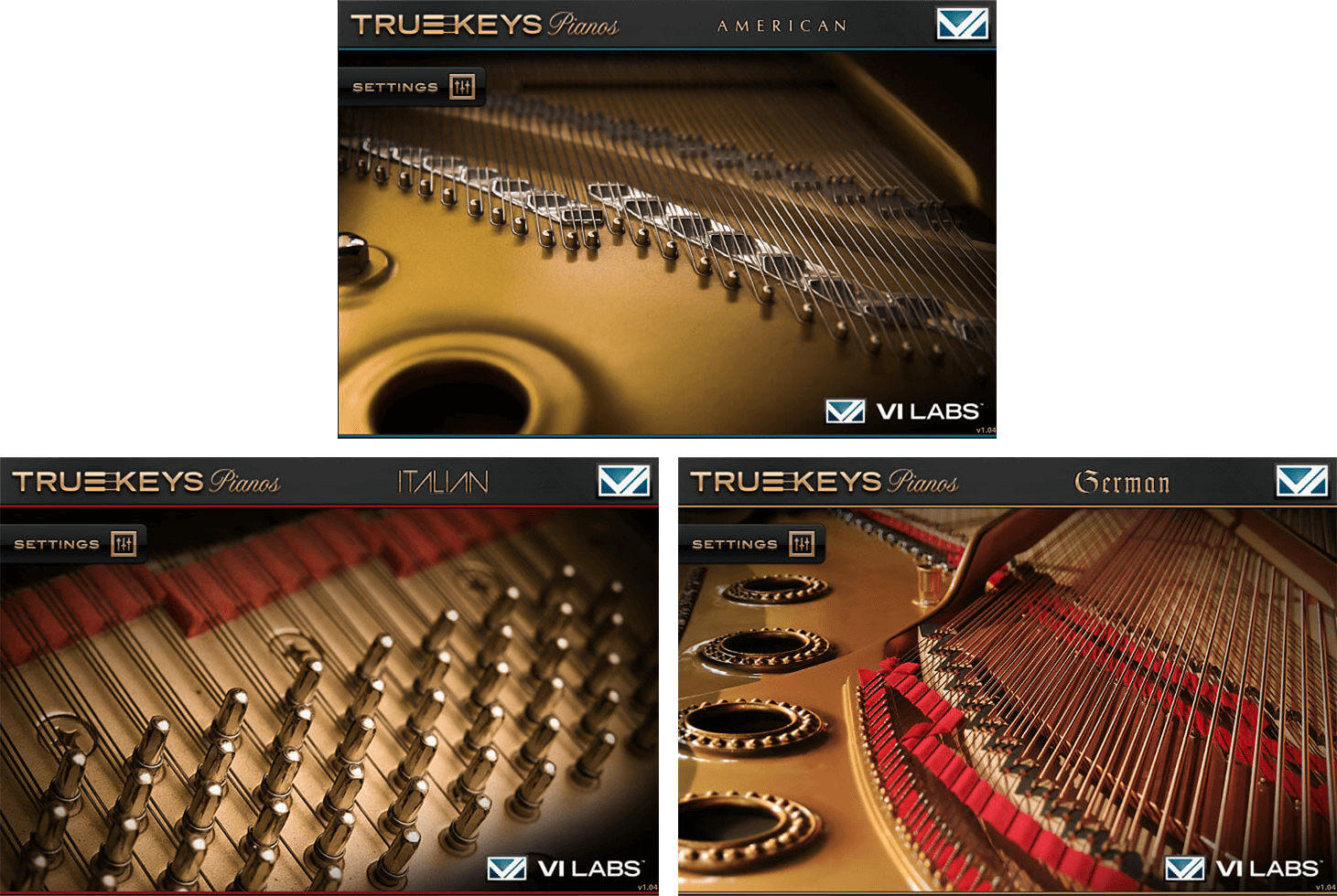 VI Labs True Keys Pianos Bundle