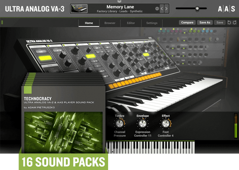 AAS Ultra Analog VA-3 + Sound Packs Bundle