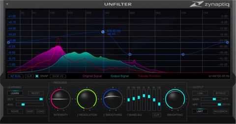 Zynaptiq Unfilter