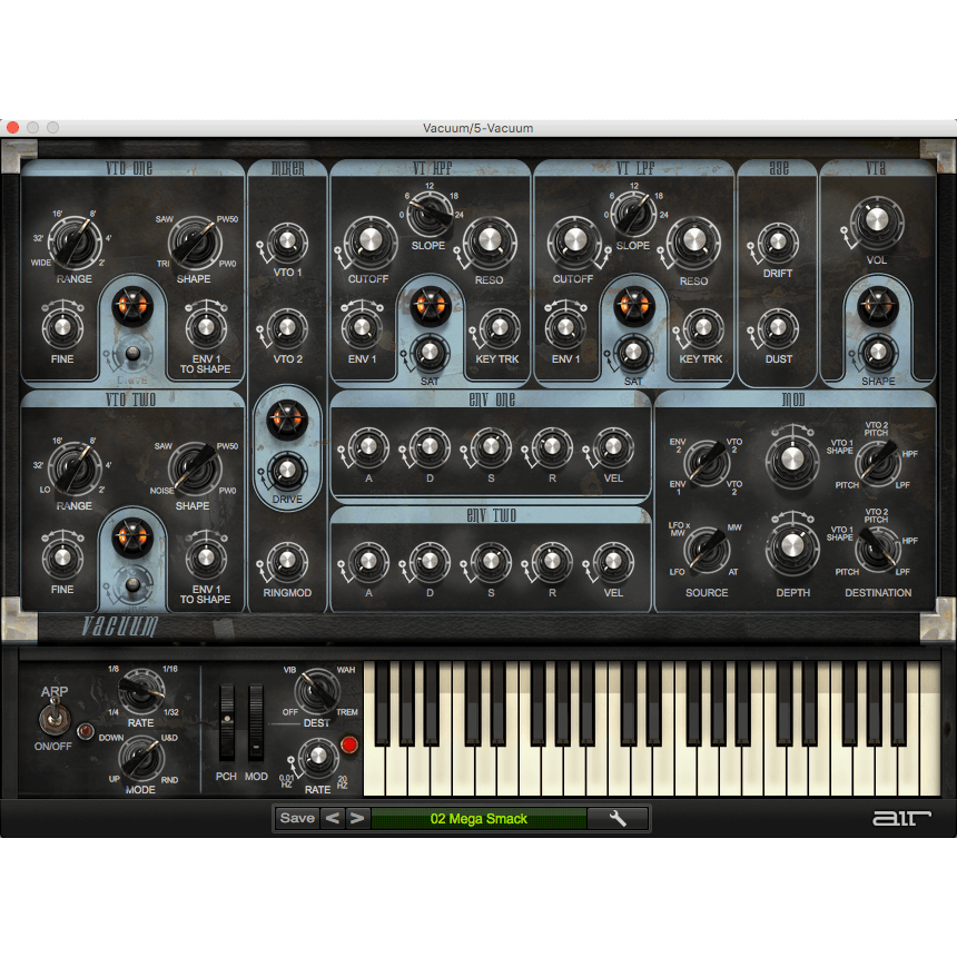 AIR Vacuum Classic Virtual Instruments PluginFox