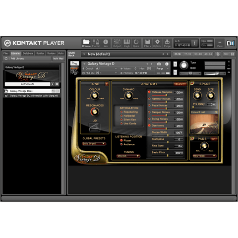 Best Service Galaxy Vintage D Kontakt Libraries PluginFox