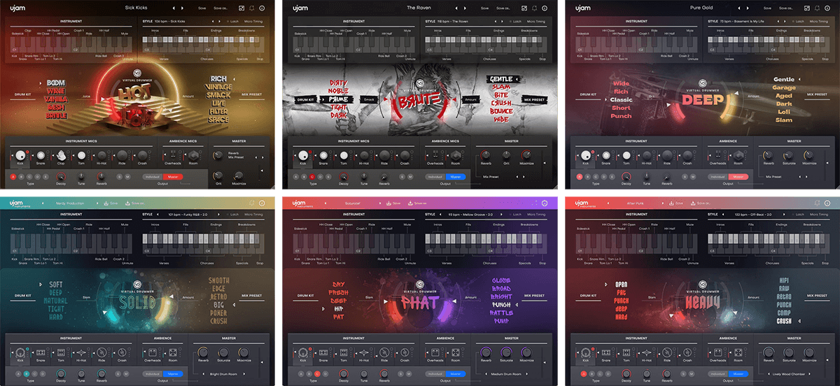 UJAM Virtual Drummers Bundle