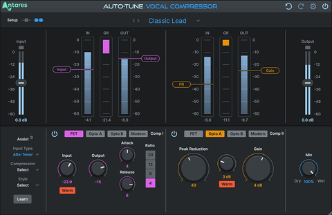 Antares AutoTune Vocal Compressor