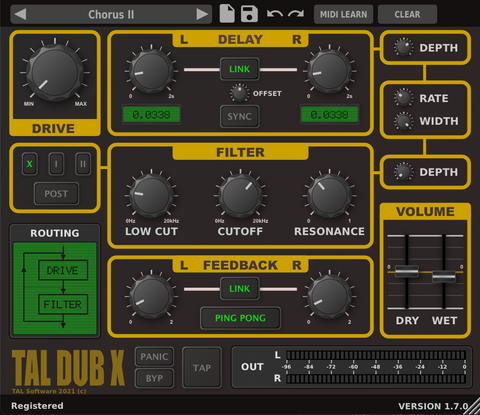 TAL Dub-X