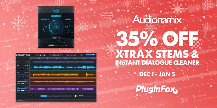 Audionamix Holiday Sale - Dec 1 - Jan 5
                      loading=